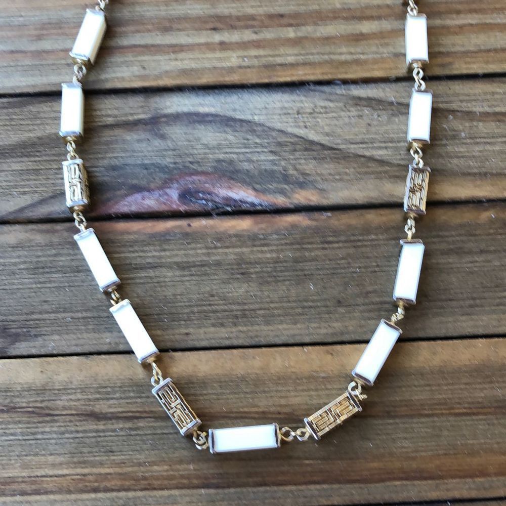 Vintage Rare Hobe Rectangular Beaded Geometric Cr… - image 3